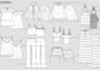 professional fashion tech packs and flat drawings